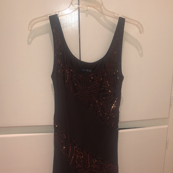 Brown Sequined Dress - Picture 3 of 8